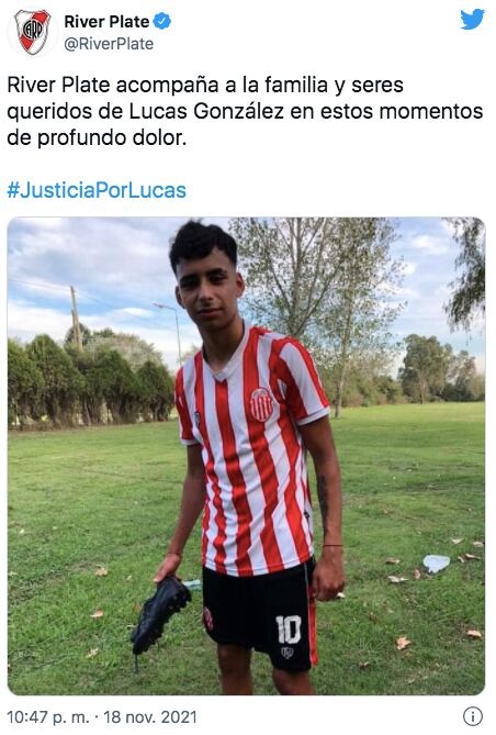 El pedido de Justicia por Lucas de los clubes del fútbol argentino.