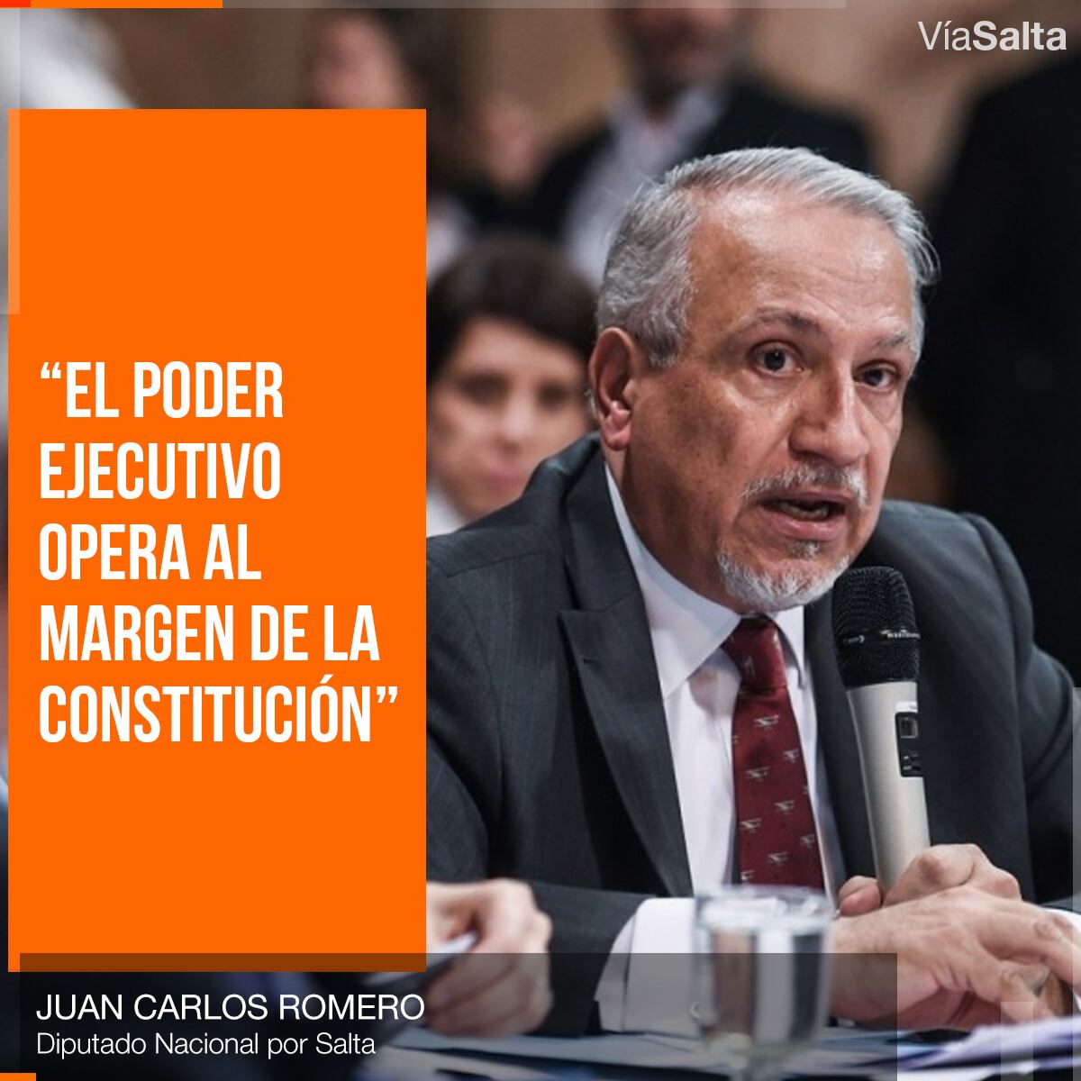 Juan Carlos Romero disparó contra el Gobierno de Alberto Fernández.