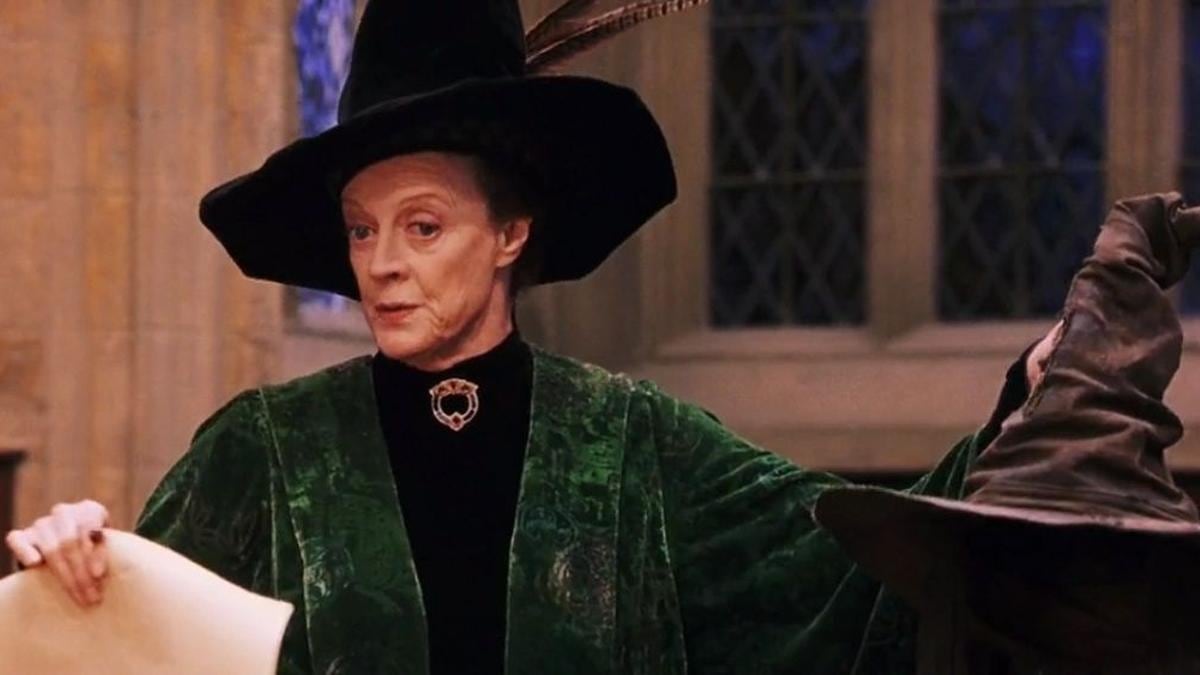 Maggie Smith en Harry Potter.