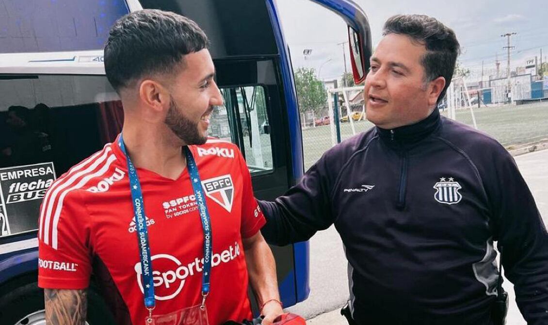 Nahuel Bustos, feliz de volver a la Boutique de barrio Jardín (Foto: Prensa Talleres).