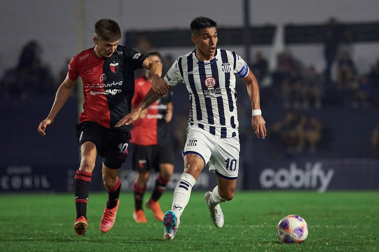 Favio Álvarez bajó a la reserva de Talleres para tener los minutos que le hacen falta para estar a punto, en la previa a la seguidilla de partidos del primer equipo. (Prensa Talleres)