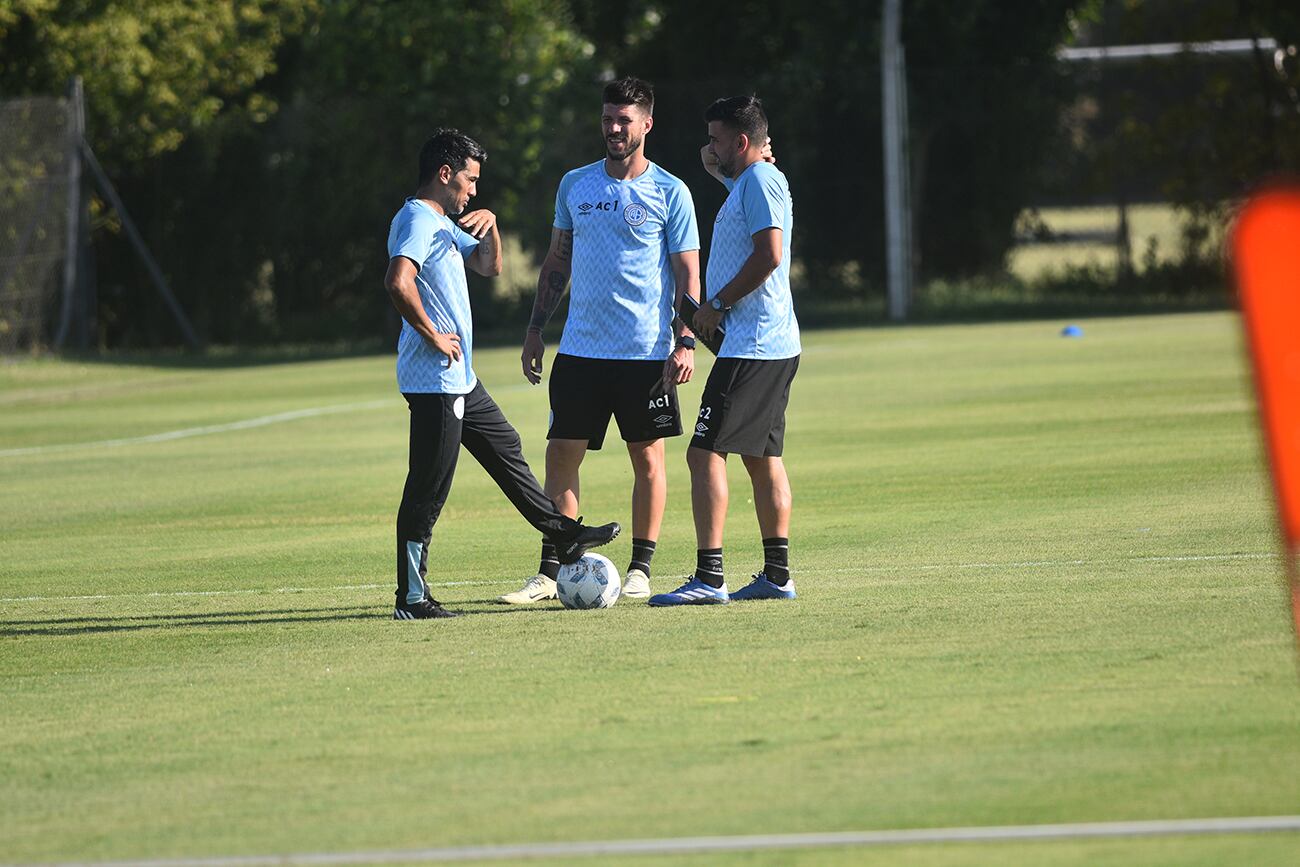 Entrenamiento de Belgrano en Villa Esquiu
 (Pedro Castillo / La Voz)