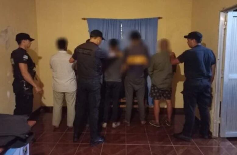 Fachinal: seis cuatreros fueron detenidos y secuestraron carne faenada.