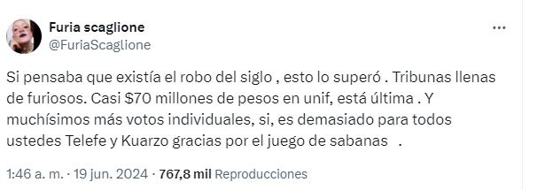 Coy, la hermana de Furia, habló del dinero gastado en los votos de la última placa de Gran Hermano 2024