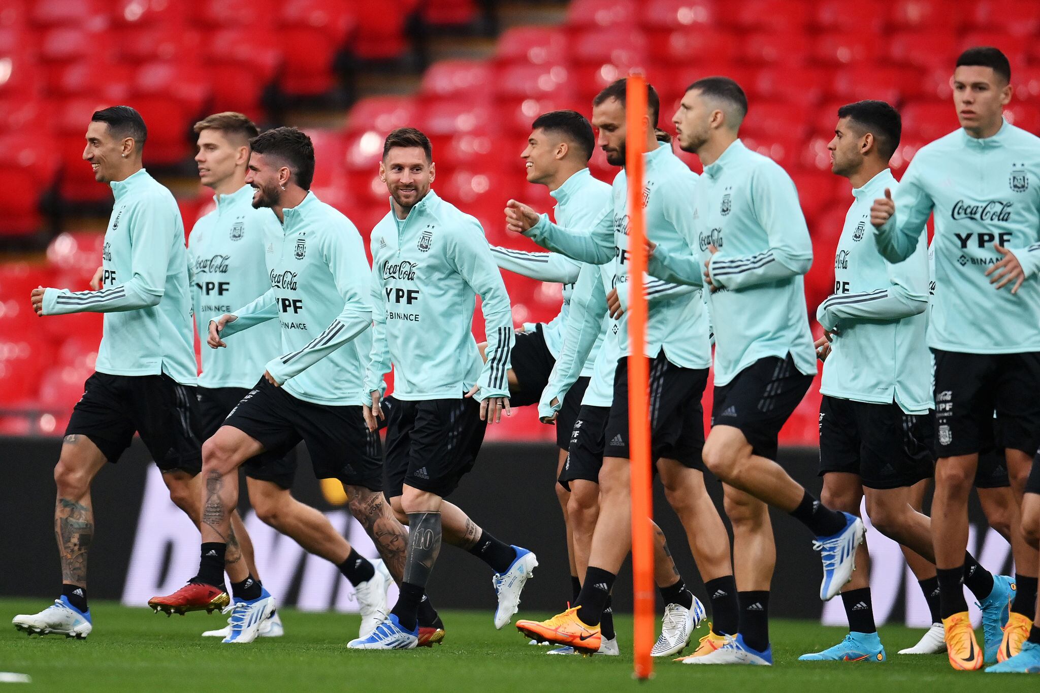 La Selección Argentina tiene todo listo para jugar la Finalissima en Wembley.