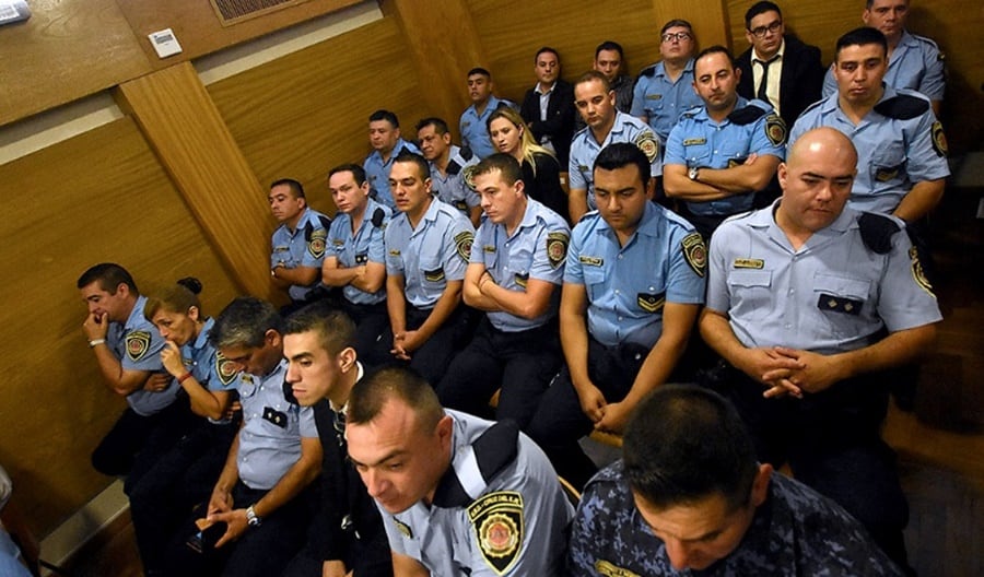 Tras el acuartelamiento, 56 policías fueron juzgados en 2018.