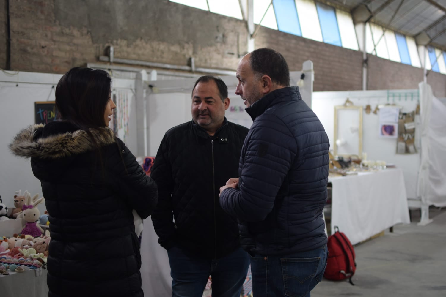 Candidatos de Unión por la Patria en la Exposición Rural