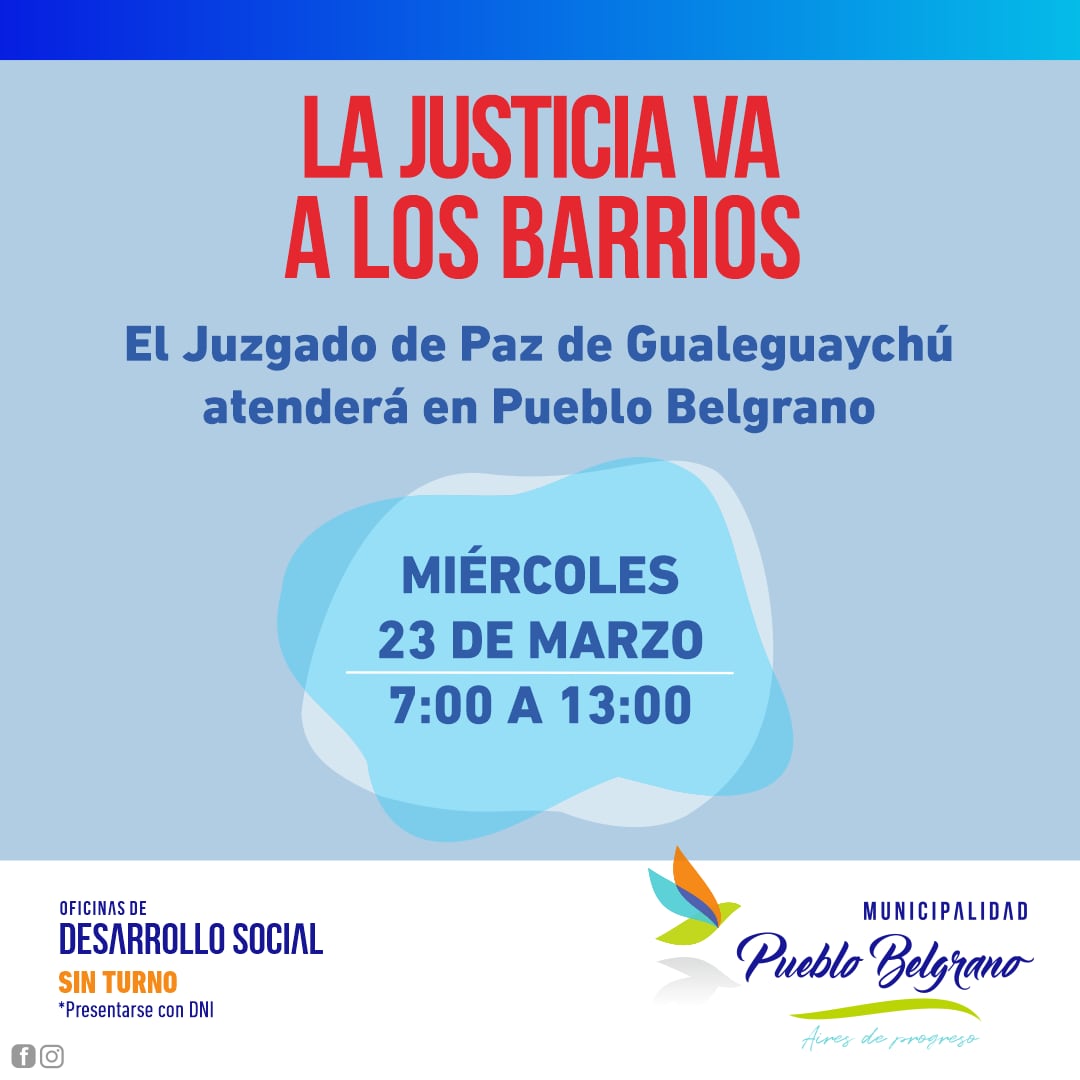 La justicia en los barrios