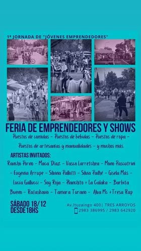 Feria de Emprendedores en Tres Arroyos