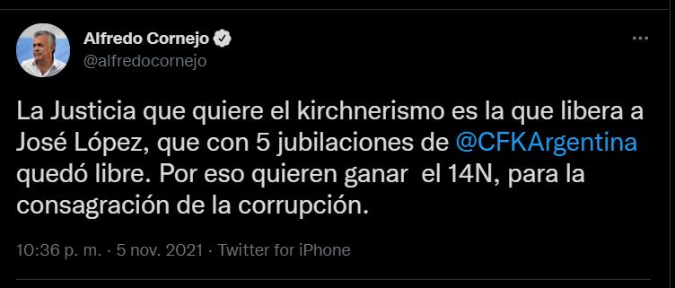 La crítica de la oposición a la liberación del ex secretario acusado por corrupción