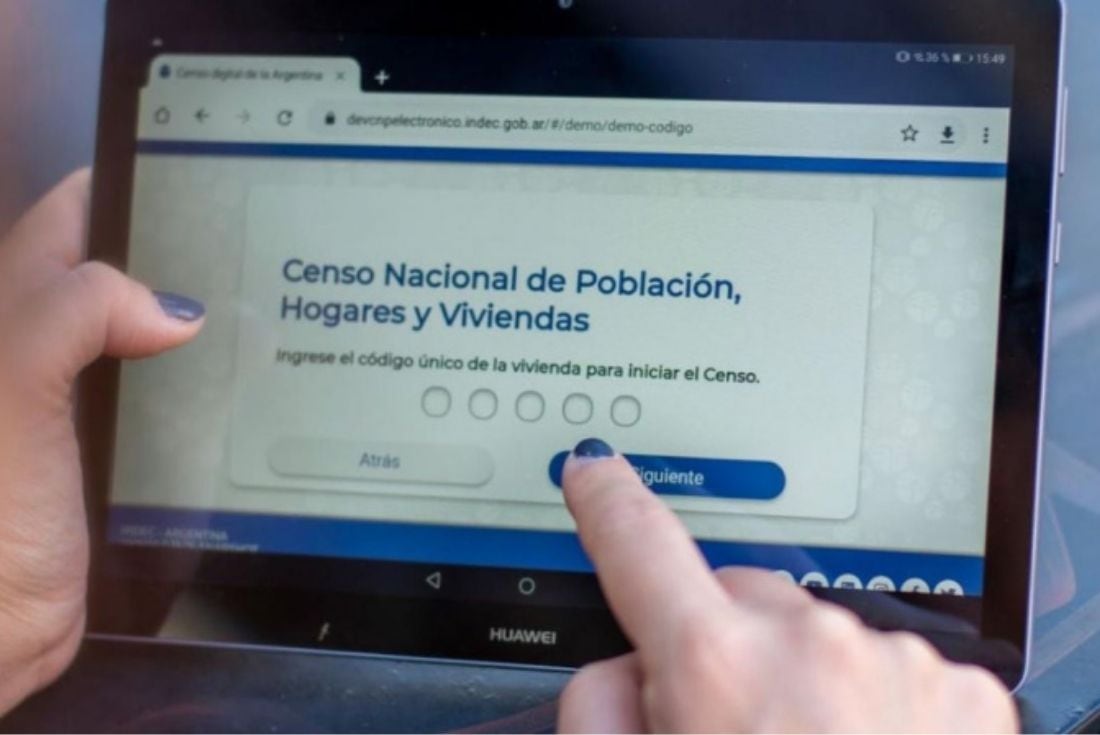 Cerca de 18 millones de personas realizaron el Censo 2022 de forma virtual. 