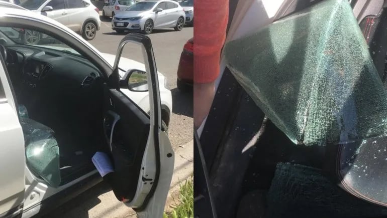 Le robaron al frente del colegio de su hijo en Neuquén.