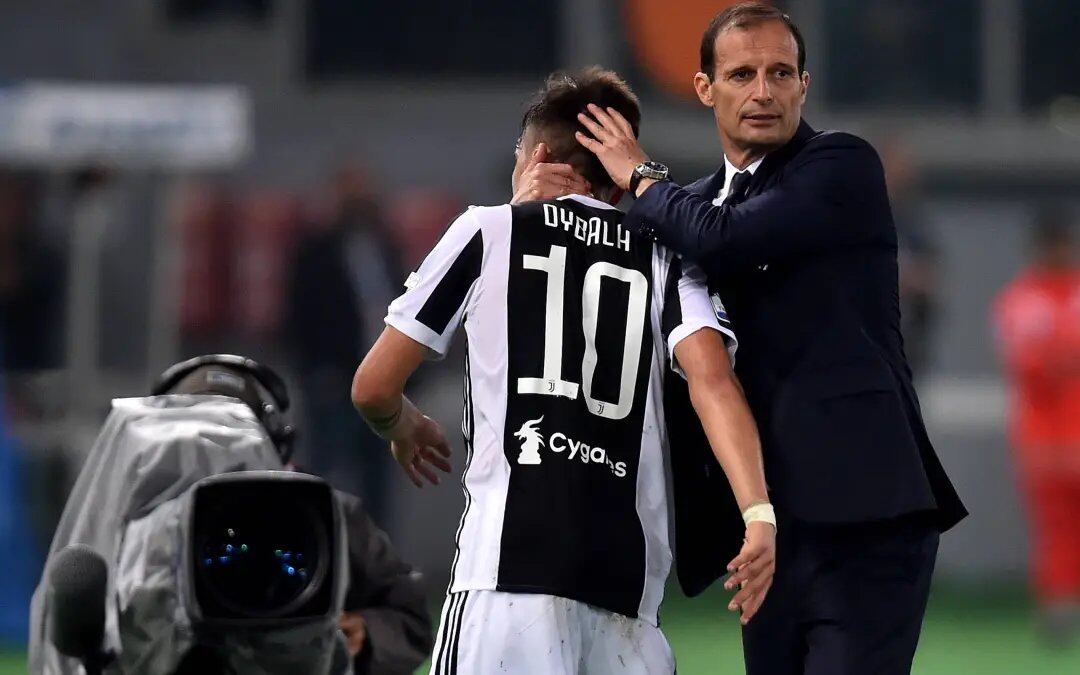 Massimiliano Allegri cree que Dybala se creyó que era el nuevo Messi.