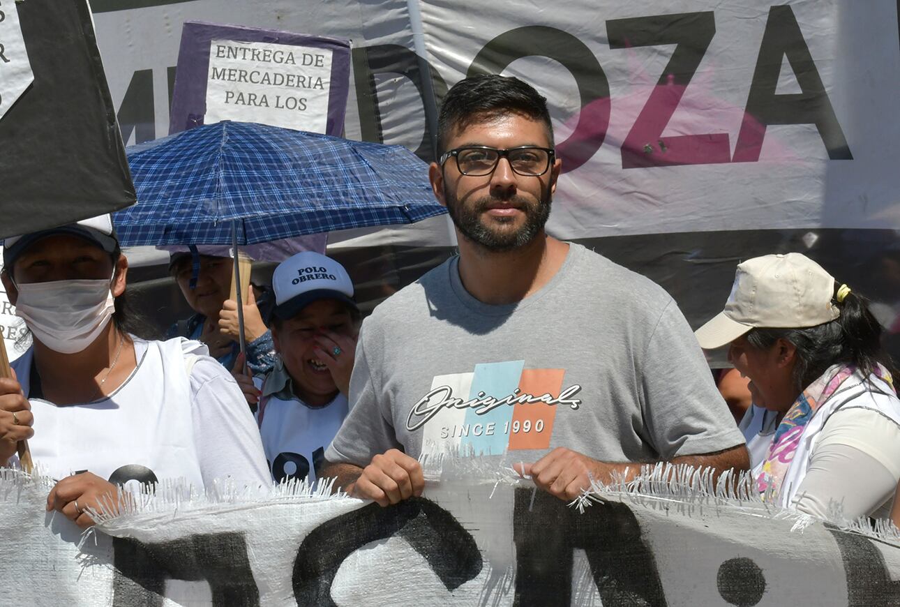 Martín Rodríguez, el dirigente detendio e imputado por la Justicia de Mendoza..