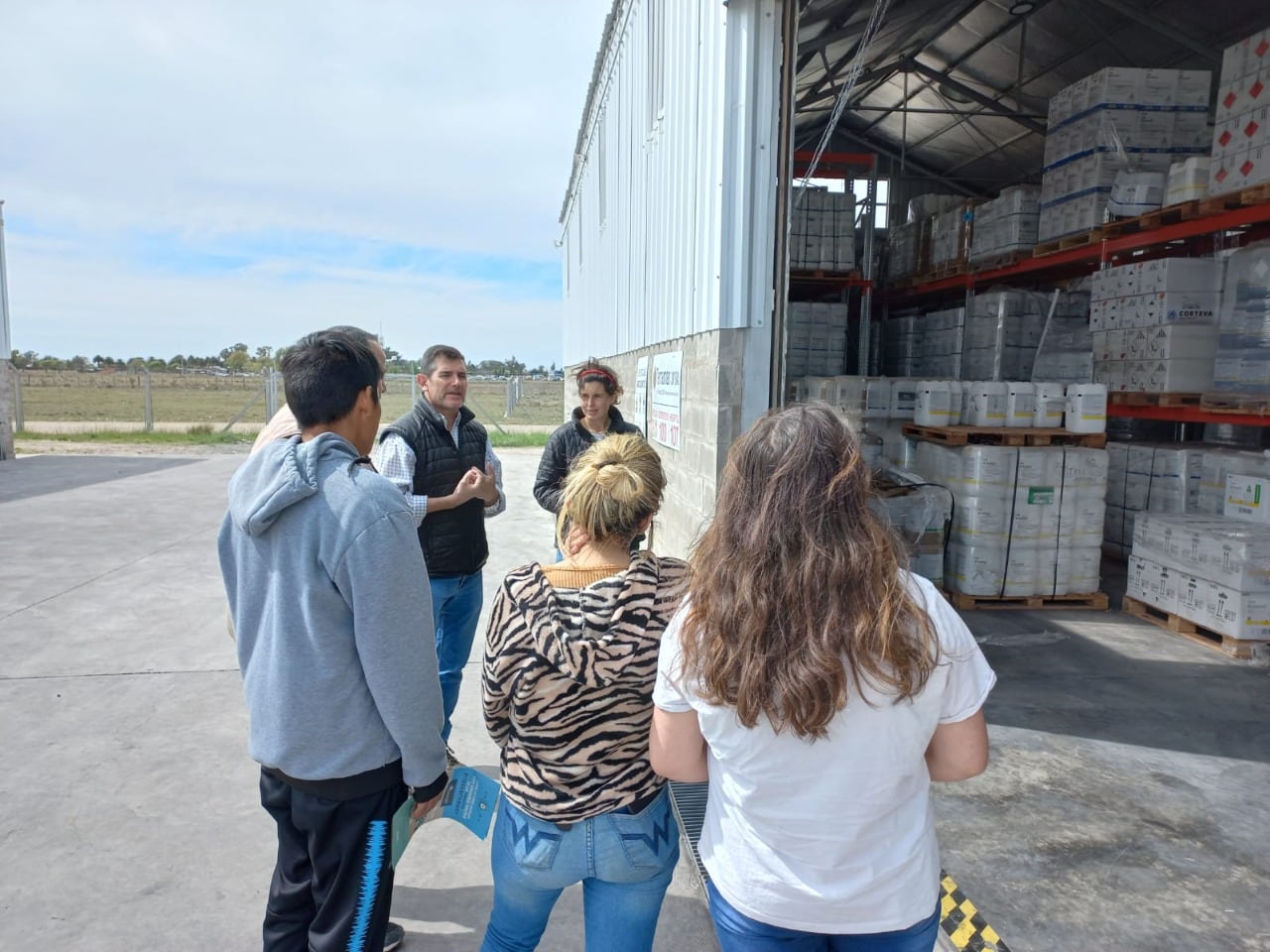 Alumnos de la Escuela Agraria Nº 1 visitaron el CAT de Tres Arroyos