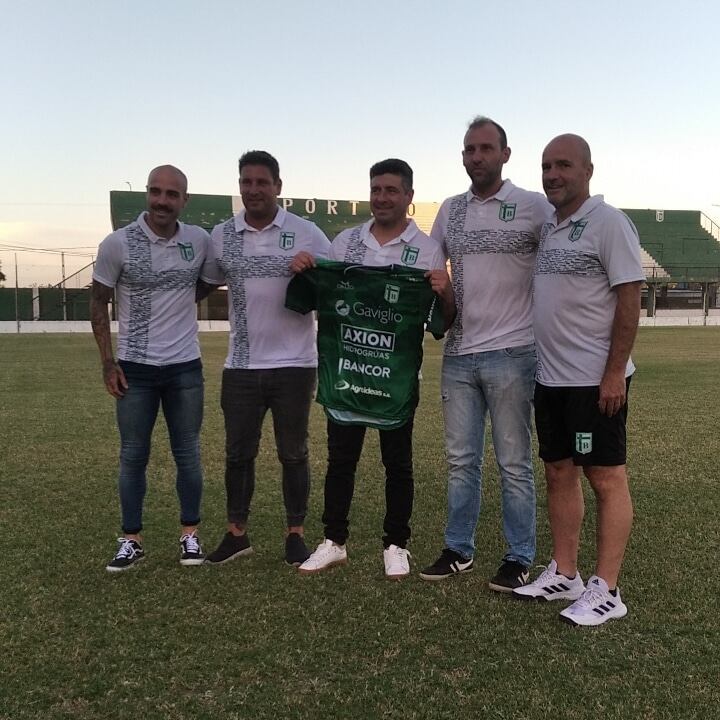 Ariel Giaccone y su cuerpo técnico ya están listos para empezar a trabajar. (Prensa Sportivo Belgrano)