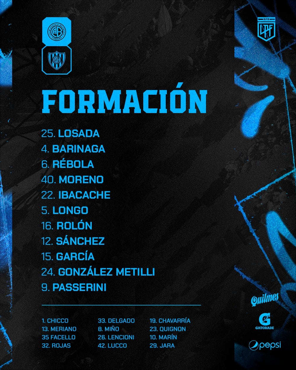 Formación de Belgrano.