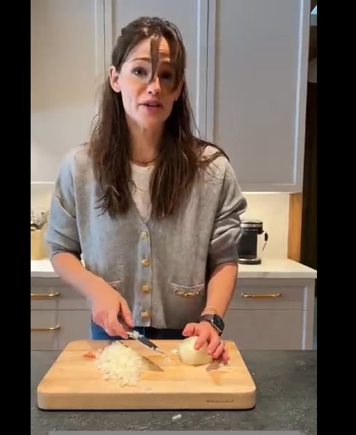 Jennifer Garner mostró cómo hacer un plato clásico argentino