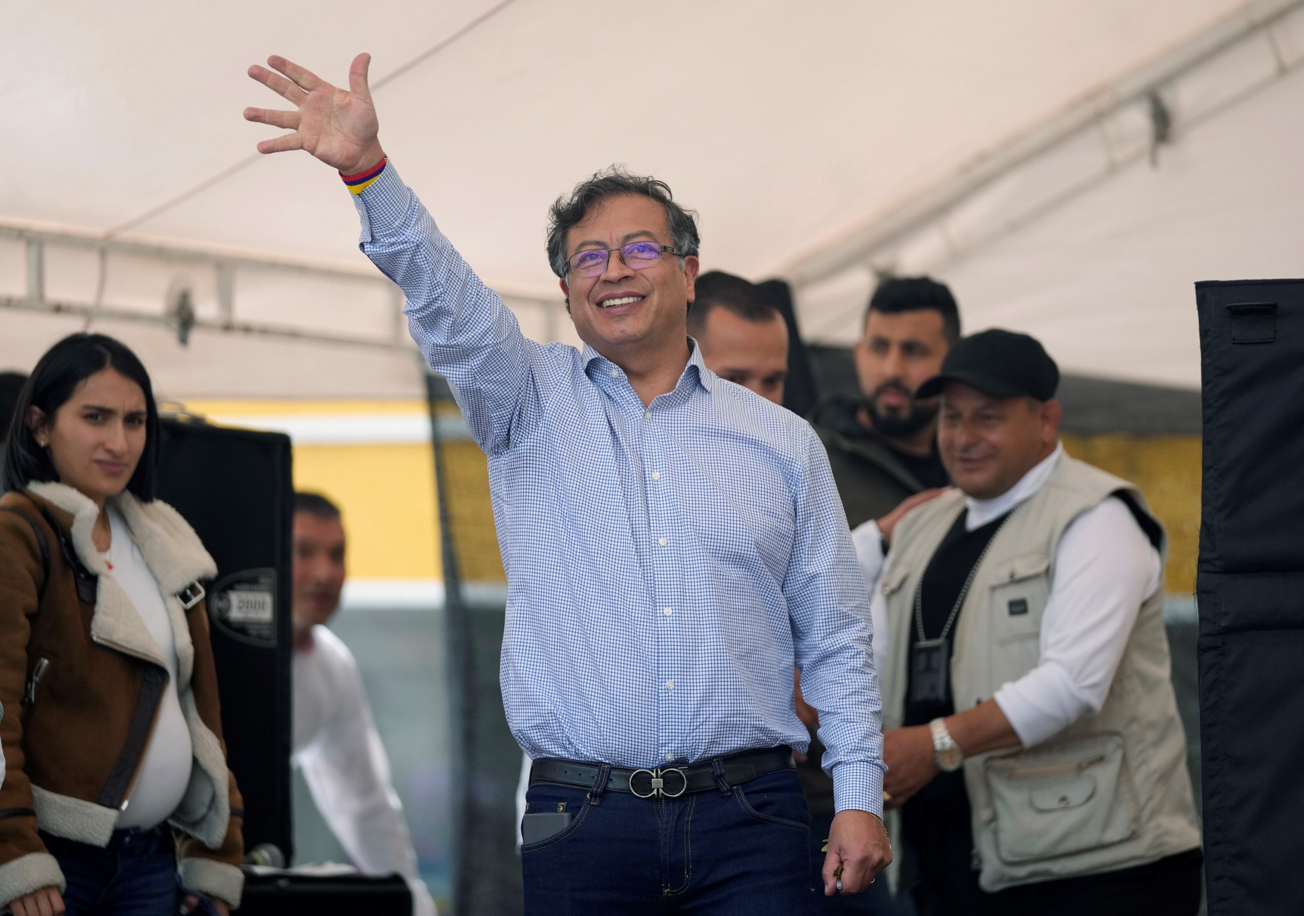 El presidente colombiano Gustavo Petro fue uno de los mandatarios a favor de Cristina Kirchner. 