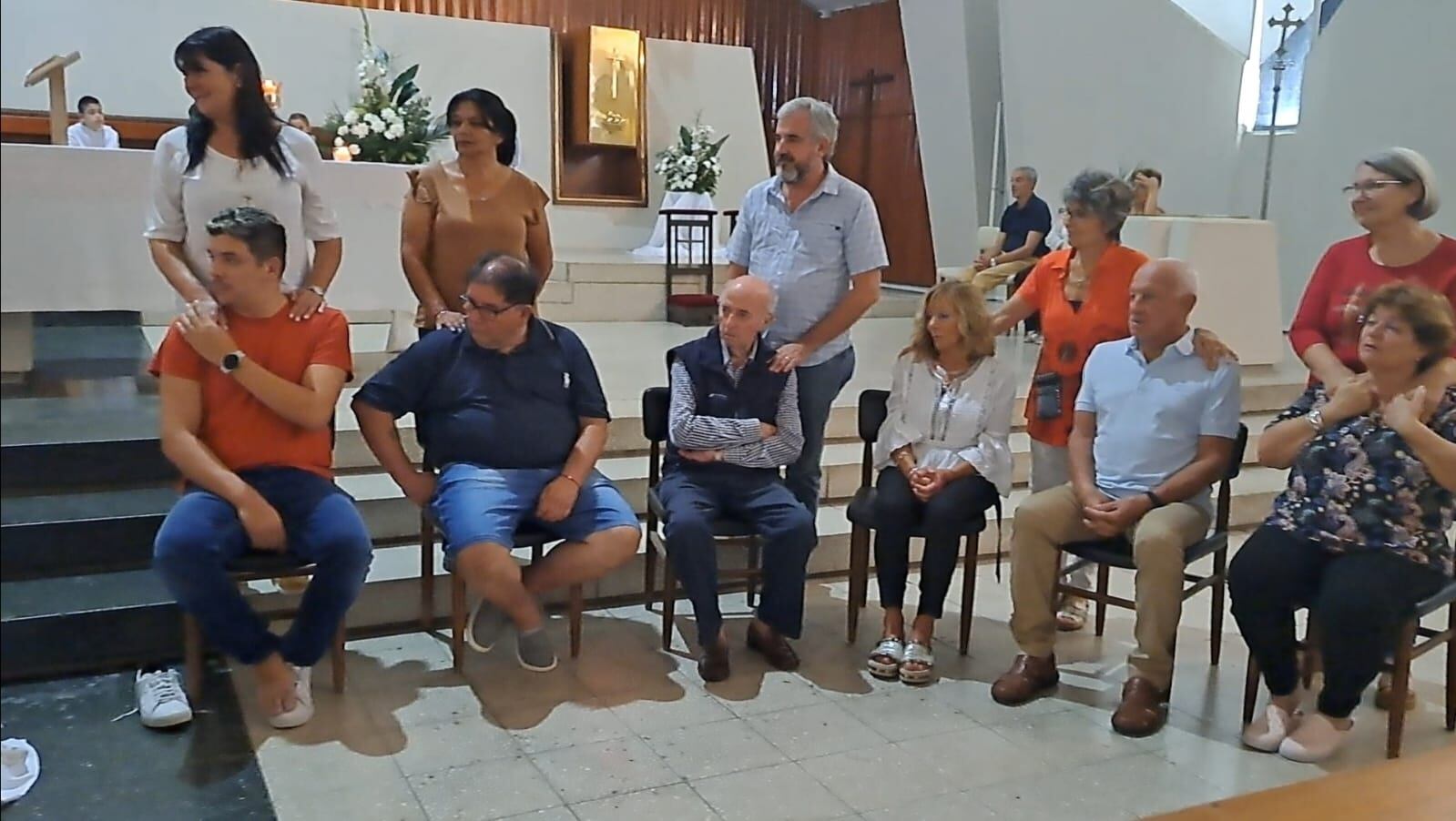 Lavado de pies en la Iglesia Nuestra Señora de la Merced Arroyito