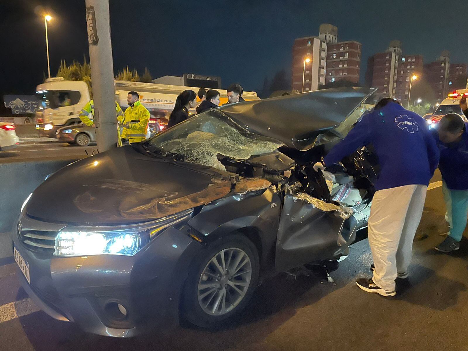 El accidente en Panamericana.