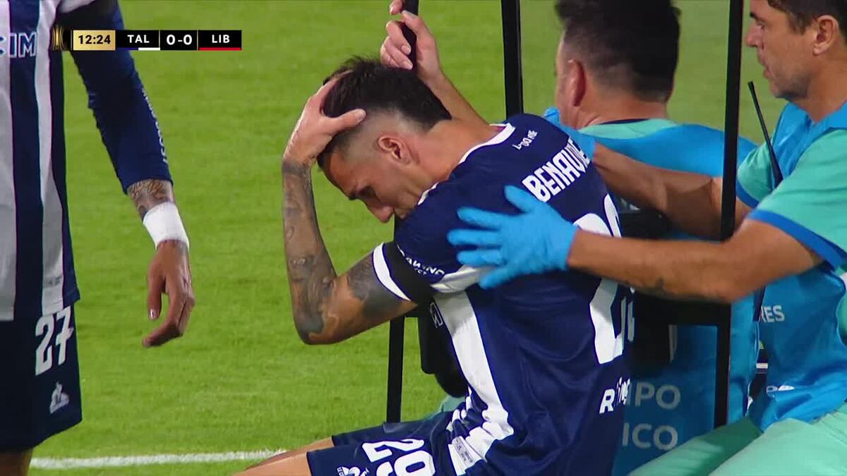 Talleres y otra complicación: perdió a Gastón Benavidez al inicio del partido con Libertad