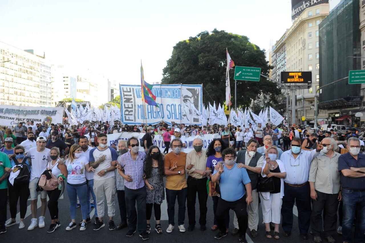 Marcha en Tribunales del kirchnerismo por una "Navidad sin presos políticos"