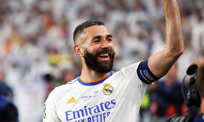 Preocupación en Francia: Karim Benzema está lesionado y temen que se pierda todo el Mundial Qatar 2022 (Foto: AFP).
