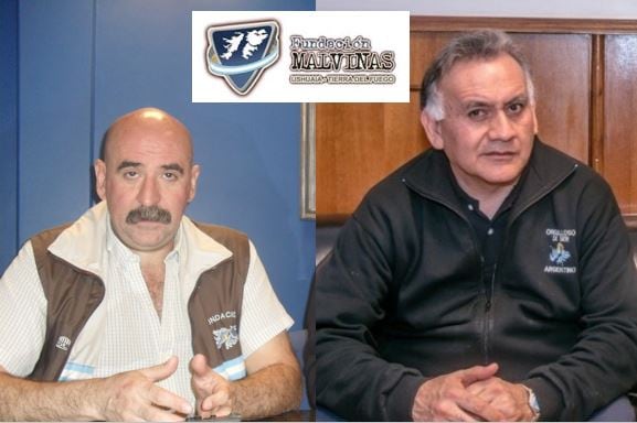 Fundación Malvinas: VGM Carlos Bonetti (Coordinador General) - VGM Conrado Zamora (Presidente). 