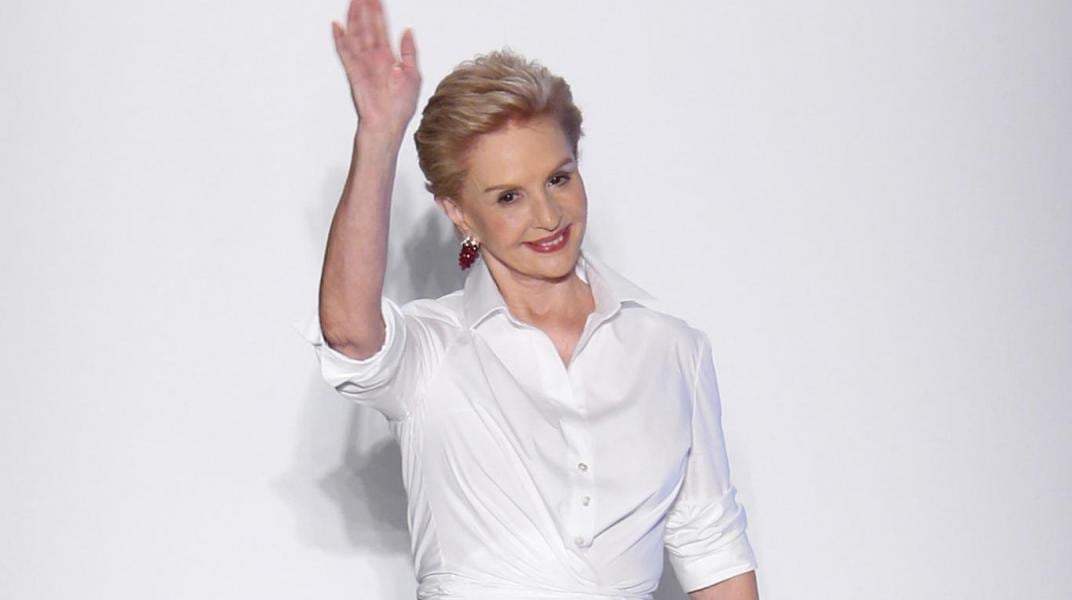 La diseñadora Carolina Herrera.