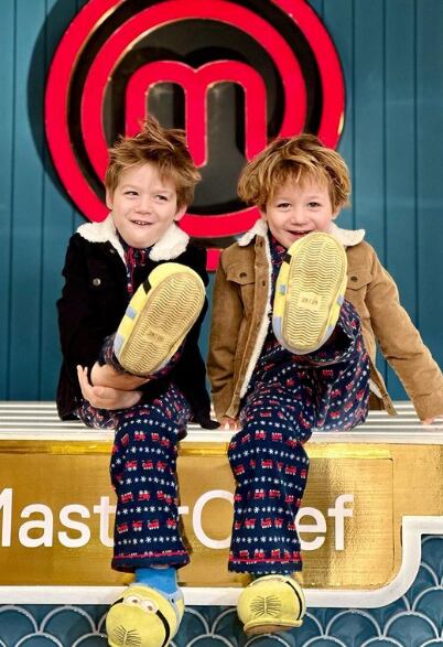 Ellos son Lautaro y Lorenzo, los hijos de Germán Martitegui.