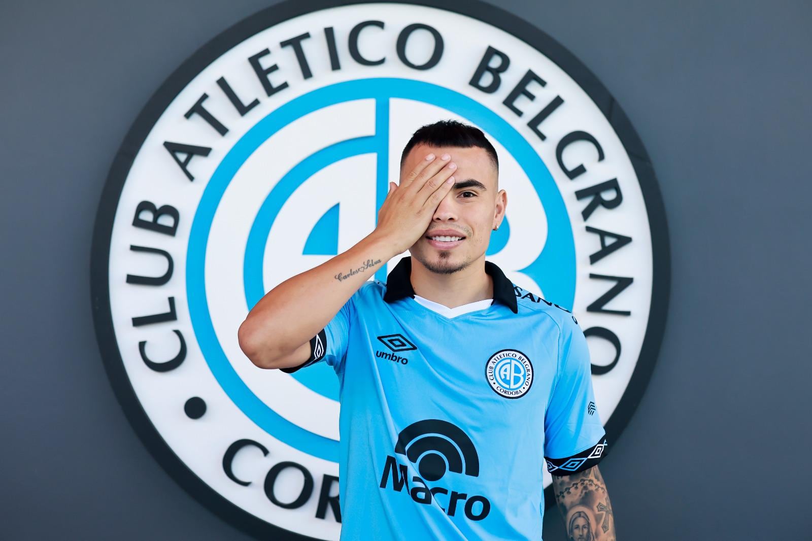 Zelarayan fue anunciado en Belgrano (Prensa Belgrano)