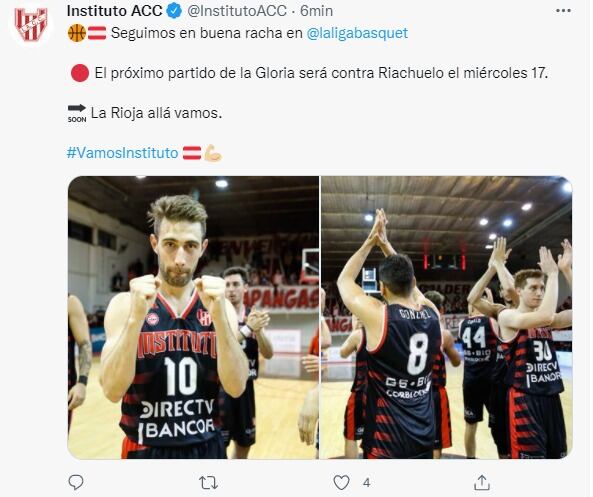 Instituto le ganó a Ferro, su tercera victoria en tres juegos.