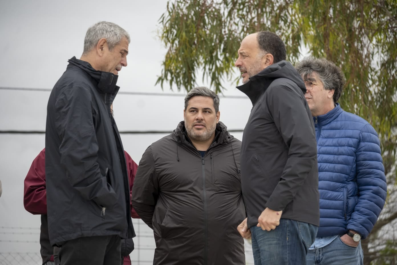 Pablo Garate y Jorge Ferraresi recorrieron obras e instituciones