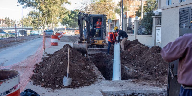 Obras en el puente Santa Fe