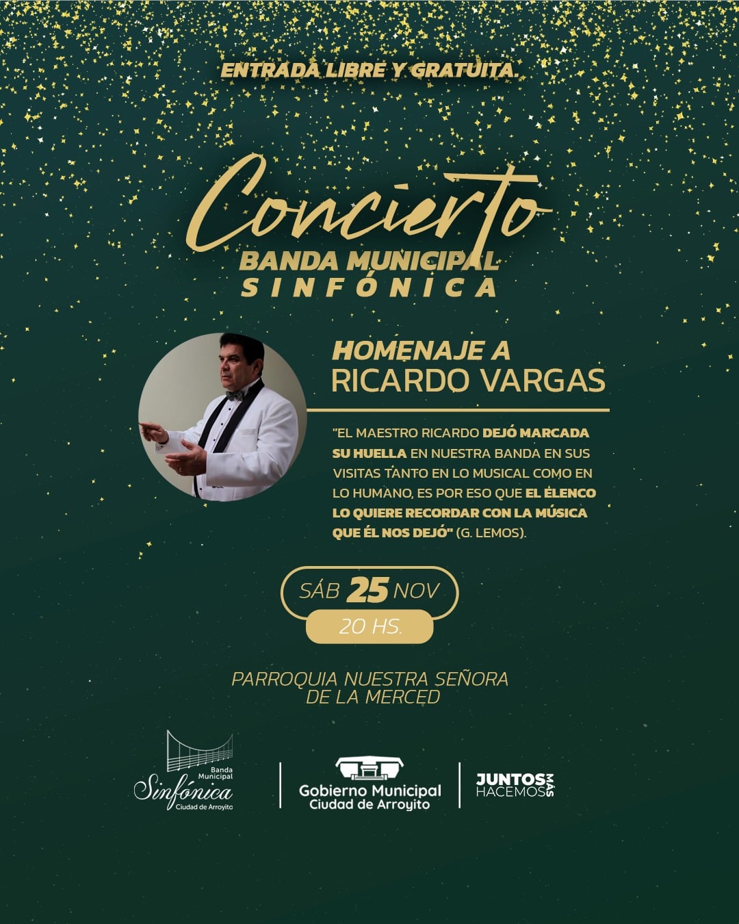 HOMENAJE AL MAESTRO RICARDO VARGAS ARROYITO