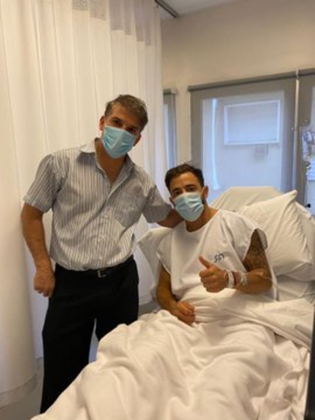 Hernán Bernardello y su mensaje tras la operación