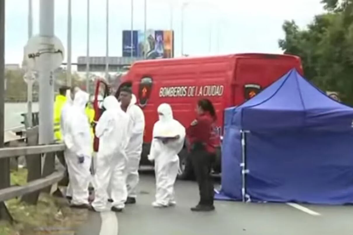 Retiro. El siniestro ocurrió sobre la avenida 9 de Julio. Foto: TN