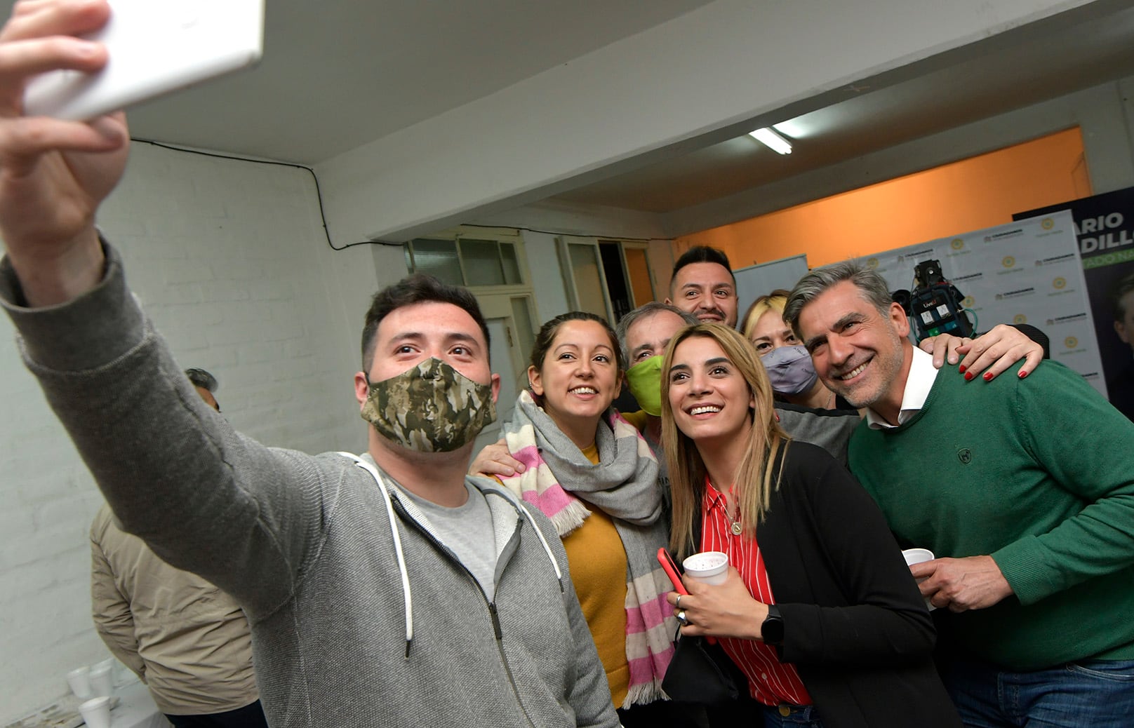 Elecciones PASO 2021
Esta jornada se desarrolló las votaciones para determinar los candidatos que irán a votación en Argentina.
En la foto, Bunker del Partido Verde  Mario Vadillo y Marcelo Romano

Foto: Orlando Pelichotti