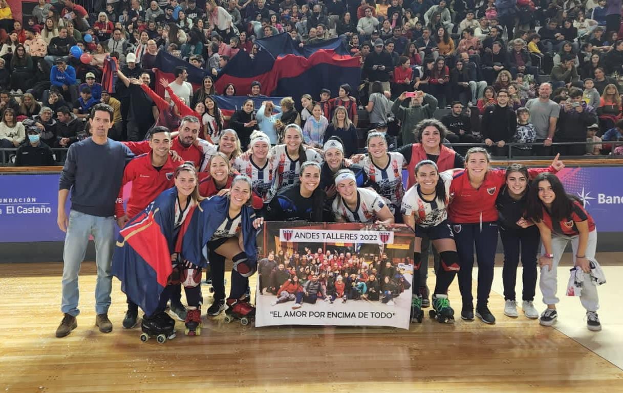 Las chicas de Andes Talleres se coronaron en el Primer Sudamericano de clubes, de Deportes sobre ruedas que se desarrolló en San Juan.