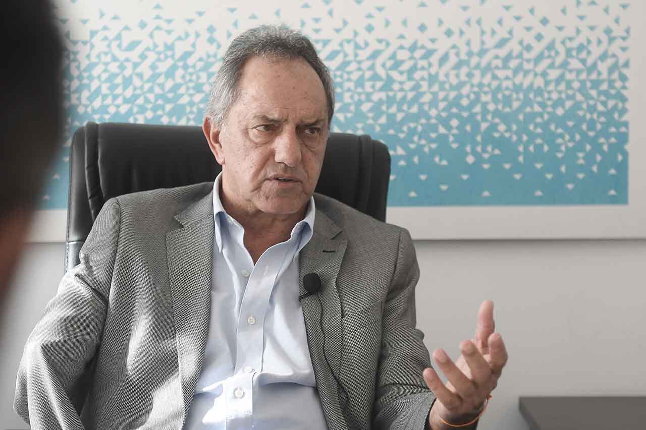 Daniel Scioli, el nombre que quiere competirle al kirchnerismo dentro del Frente de Todos. 