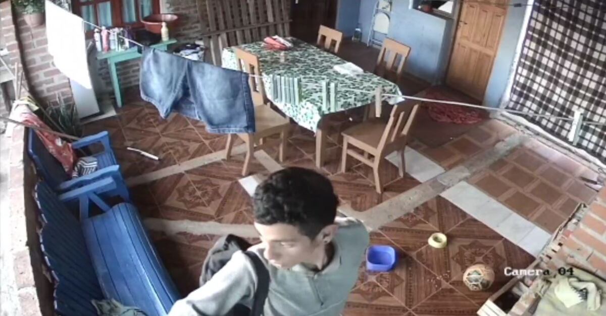 Eldorado: cámara de seguridad de una vivienda captó la secuencia de un robo