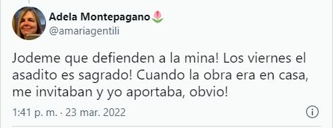 El mensaje de una usuaria que se opuso a lo que hizo esta mujer.