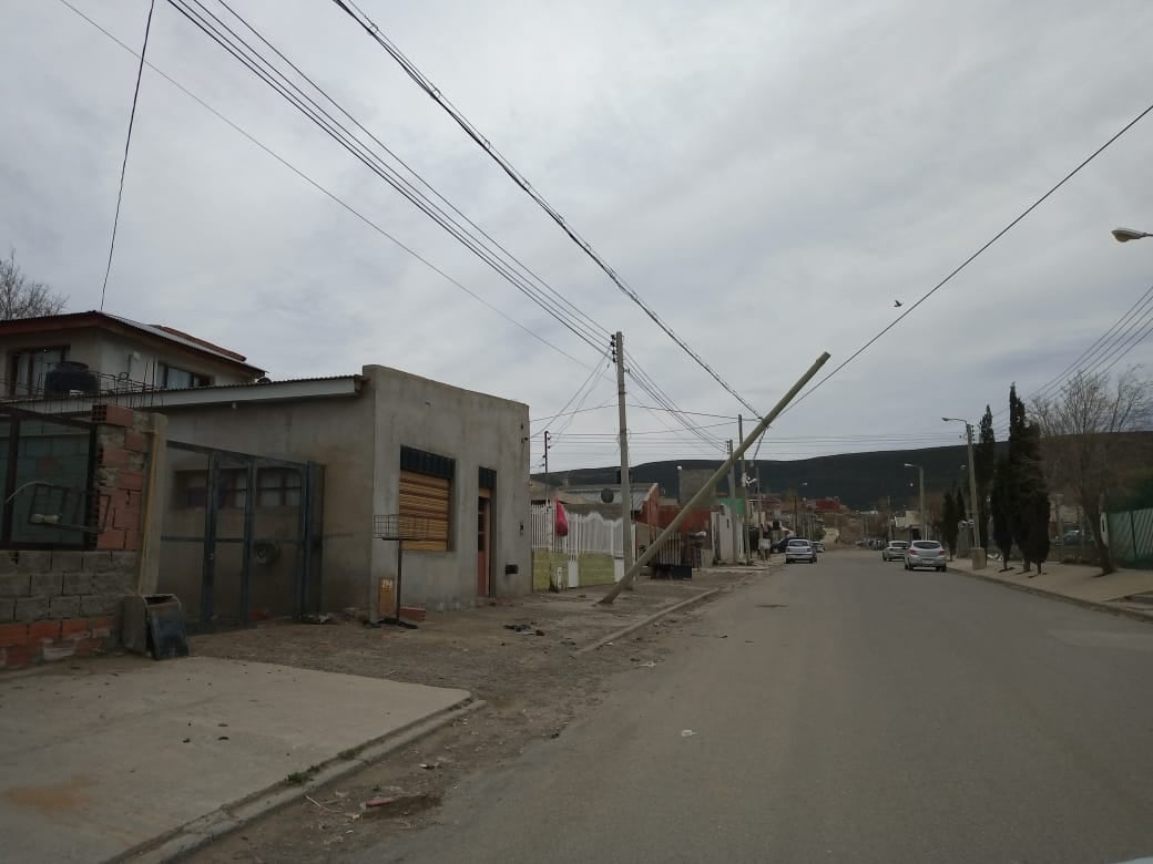 Varios barrios quedaron sin energía.