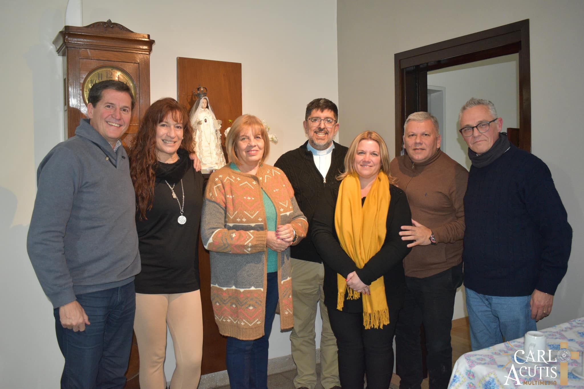 Reunión de Candidatos Elecciones Arroyito con el Padre Sergio Fernández