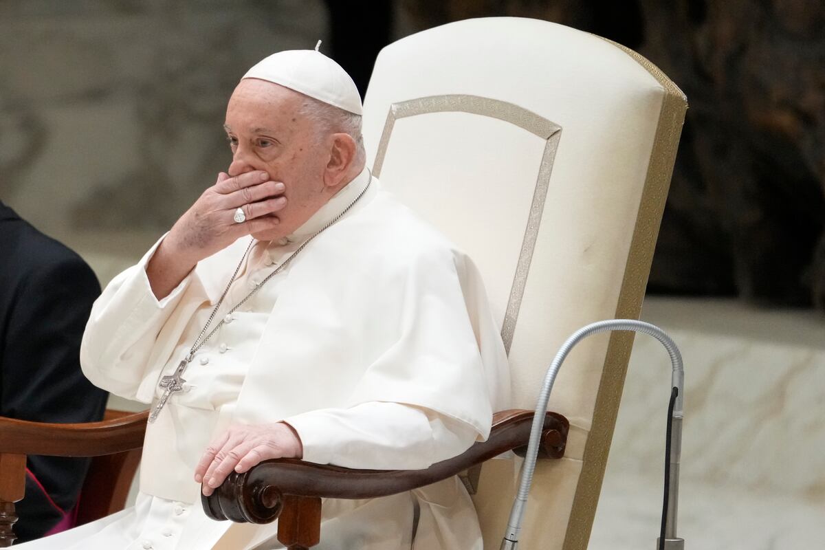 El Papa no pudo leer su discurso: “Aún no estoy bien”
