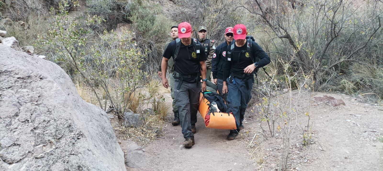 Turista rescatado en la Cascada del Ángel