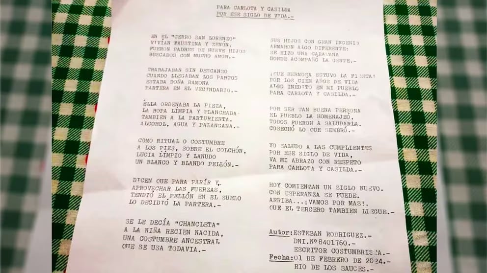 El reconocimiento entregado por la Municipalidad.