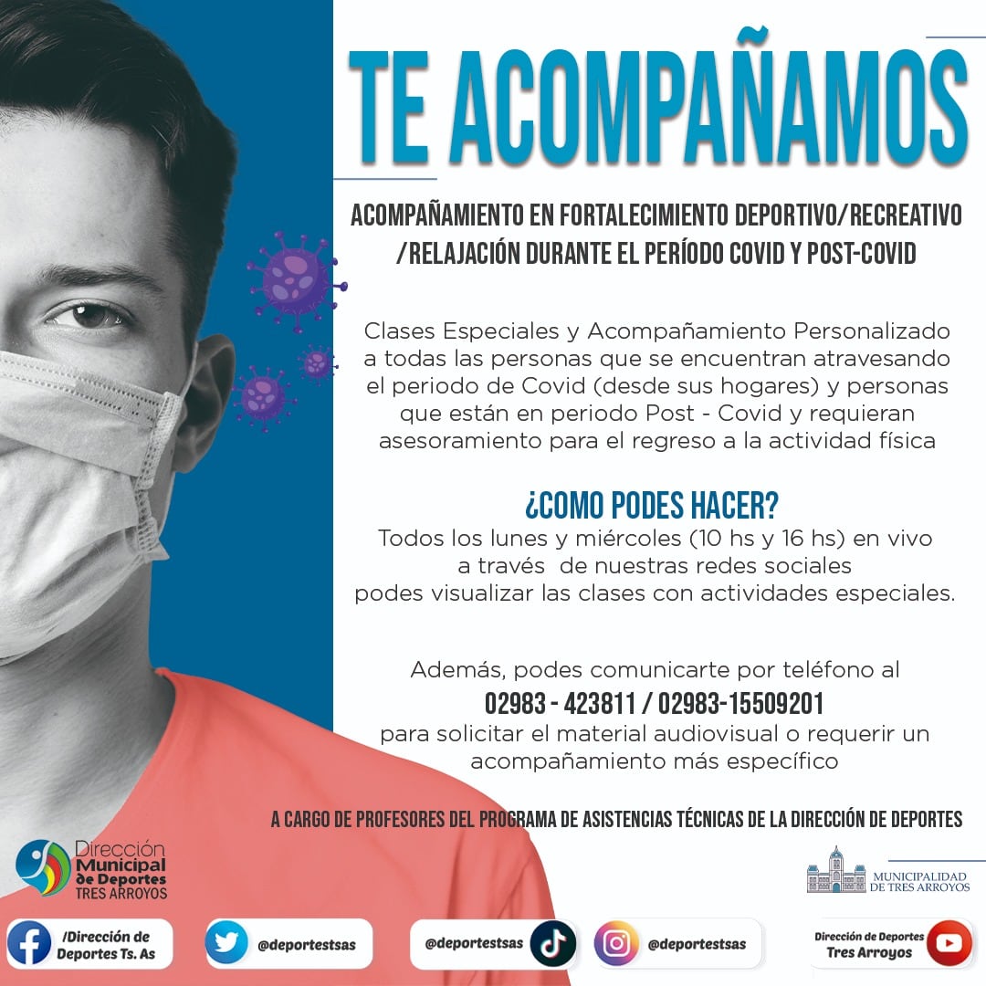 proyecto deportivo "Te Acompañamos"