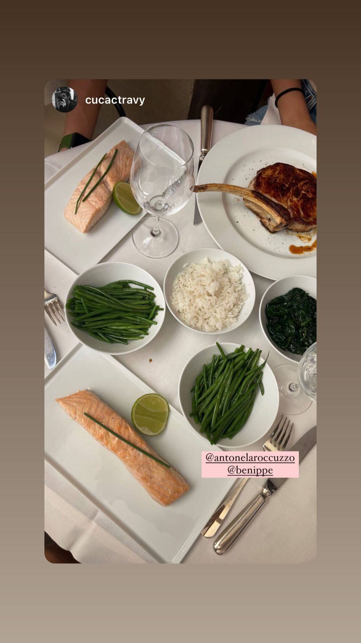 El plato saludable que Antonela Roccuzzo compartió con amigas